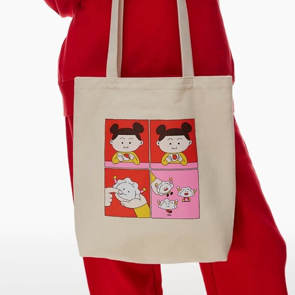 NWT Aritzia X Min Heo Community Lunar New year 2024 Tote bag Limited Edition - Picture 1 of 11